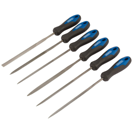 Soft-Grip-Needle-File-Set,-140mm-(6-Piece)