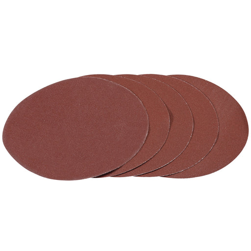 Hook-and-Loop-Aluminium-Oxide-Sanding-Discs,-180mm,-120-Grit-(Pack-of-5)