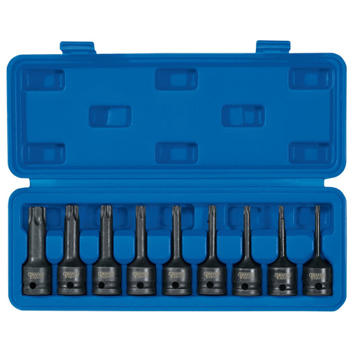 Draper-TX-STARÂ®-Socket-Bit-Set,-1/2"-Sq.-Dr.-(9-Piece)